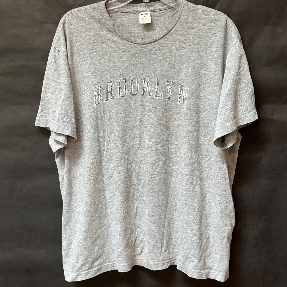 Brooklyn NYC Gray Basketball Short Sleeve Tee Shirt XXL - Picture 2 of 6